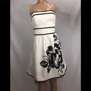 Charlotte Russe strapless dress sz 16 white